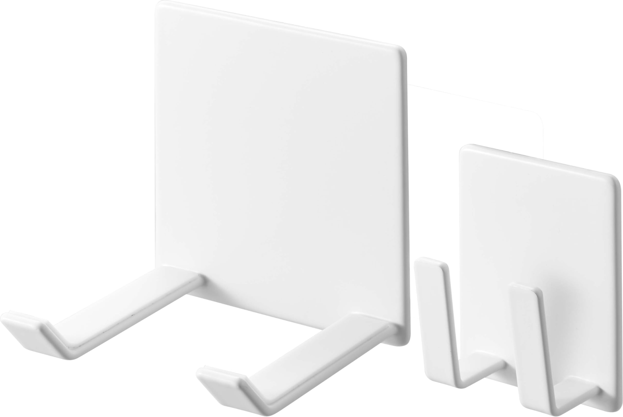 山崎実業(Yamazaki) マグネット ドライヤー ＆ コードホルダー ホワイト ドライヤーハンガー：W8.5×D8×H10cm タワー tower コードが収納しやすい ドライヤーホルダー 1739商品画像