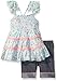 Little Lass Girls' 2 Piece Bike Short Set Flutter Straps