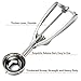 Cookie Scoop Set(Small Large Medium) Melon Baller Scoop for Baking,Meatball,Melon,Muffin,Ice Cream Scooper-Heavy Duty Stainless Steel