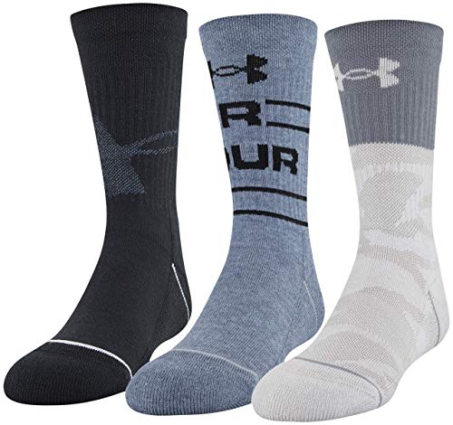 Under Armour Youth Phenom Crew Calcetines, 3 pares