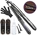Professional Steam Hair Straightener for steam & infusion treatment Salon quality 2in1 Ceramic Tourmaline flat iron styler Straighteners 4 Dry & Wet hair 360° Swivel Cord 450ºF