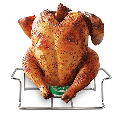 Koohere Beer Can Chicken Holder for Grill and Smoker, Premium Grade Stainless Steel Beer Chicken
