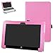 HP Pavilion x2 10 / HP x2 210 G1 Case,Mama Mouth PU Leather Folio Stand Cover for 10.1