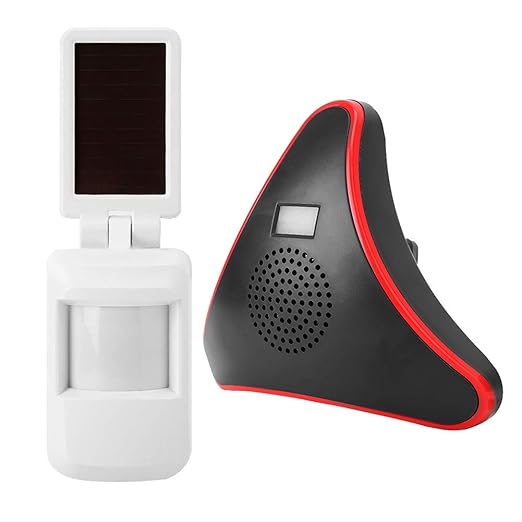 Alarma Infrarroja Inalámbrica, Alarma de Seguridad con 1 ...