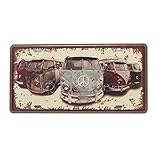 The Volkswagen Busses, Embossed Vintage Tin Sign, Wall Decorative Sign By 66reto