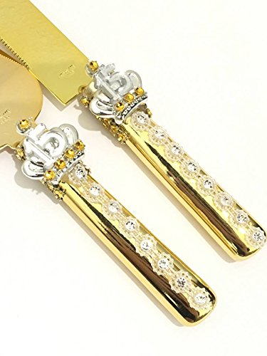 Mis Quince Anos Sweet 15 Cake Knife and Server Birthday Quinceanera Set - Thumbnail 2