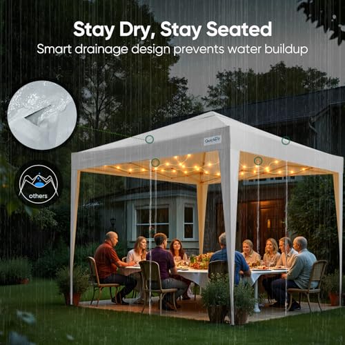 Quictent 10x10 Pop Up Canopy Tent: Portable Instant Shelter for Outdoor Events image 23