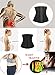 Camellias Women 3 Hook Long Torso Columbian Waist Trainer Corset for Weight Loss Fat Burn Sweet Sweat Waist Trimmer Workout Sauna Sports Tummy Control Cincher Slimmer,SZ1999-Black-S