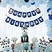 Boss Baby Happy Birthday Banner Party Supplies for Kids Birthday Party Decorations Party Supplies (Blue)