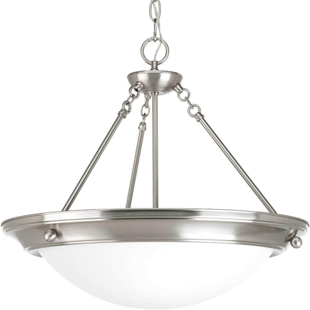 Best Progress Lighting 4-Light Brushed Nickel Foyer Pendant