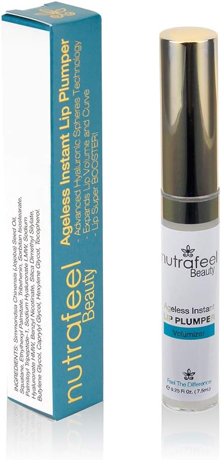 Instant Lip Plumper by Nutrafeel | Natural Lips Booster | Expands Curve & Volume | Stimulates Collagen & Hyaluronic Acid | Delivers Long Lasting Succulence – Your Partner will Love It