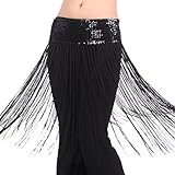 Pilot-trade Lady's Belly oriental Dance Fringe Tassel Brilliant Hip Scarf Belt Skirt