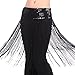 Pilot-trade Lady's Belly oriental Dance Fringe Tassel Brilliant Hip Scarf Belt Skirt