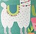 Geepro Llama Cactus Decor Wall Hangings Tapestry Bedroom Velvet Wall Blanket for Kids 59 x 51 inches (Teal)