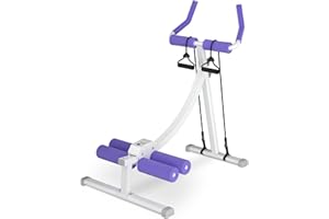 EYESUN Home Gym Systems Ab Machine, Ab Workout Equipment, Adjustable Ab Trainer Machine for Abs Workout at Home Gym, Foldable, Knee Protection, Abdominal Trainer for Stomach