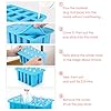 Nuovoware Ice Pop Maker, [Cavity of 10] Food Grade Silicone Frozen Ice Popsicle Makers with 100 Sticks, Kitchen Tools…