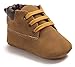 IOO Toddler Baby Boys Girls Snow Boots Easy On Warm Leather Sneakers Winter Flat Shoes (Infant/Toddler)