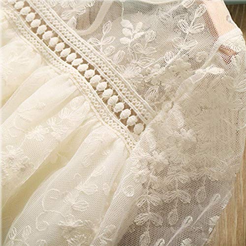 Londony ♥‿♥ Toddler Girls Babys Fashion 3/4 Sleeve Key Hole Lace Dresses with Floral Lace 0-5 Years - Thumbnail 6