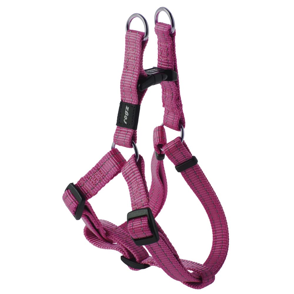 Rogz Utility Step-In Harness Snake, Medium, Pink