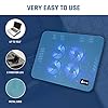 KLIM-Serenity-Laptop-Cooling-Stand-for-Laptop-11-to-156-inches-Perfect-for-Small-and-Medium-Laptops-Stable-And-Sturdy-Metal-Grid-Silent-Laptop-Cooling-Pad-NEW-2020-Blue KLIM Serenity + Laptop Cooling Stand for Laptop + 11 to 15.6 inches + Perfect for Small and Medium Laptops + Stable And…