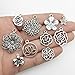 iloveDIYbeads 100g Craft Supplies Mixed Flower Beads Charms Pendants for Crafting, Jewelry Findings Making Accessory For DIY Necklace Bracelet (Flower charms M93)