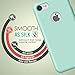 For iPhone 7 Case - MoKo Slim Fit Shockproof Liquid Silicone Gel Rubber Protective Case Soft Touch Back Cover for Apple iPhone 7 2016, Sea Blue (Mint Green)