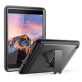 iPad Mini Case, YOUMAKER Heavy Duty Apple iPad Mini Full-body Rugged Protective Case with Kickstand and Built-in Screen Protector for Apple iPad Mini 3 (2014) and iPad Mini 2 (2013), Black/Black