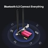 MERCUSYS MA86XE PCIe Adapter WiFi 6E AXE5400 Tri-Band Bluetooth 5.2/5.3 view 5