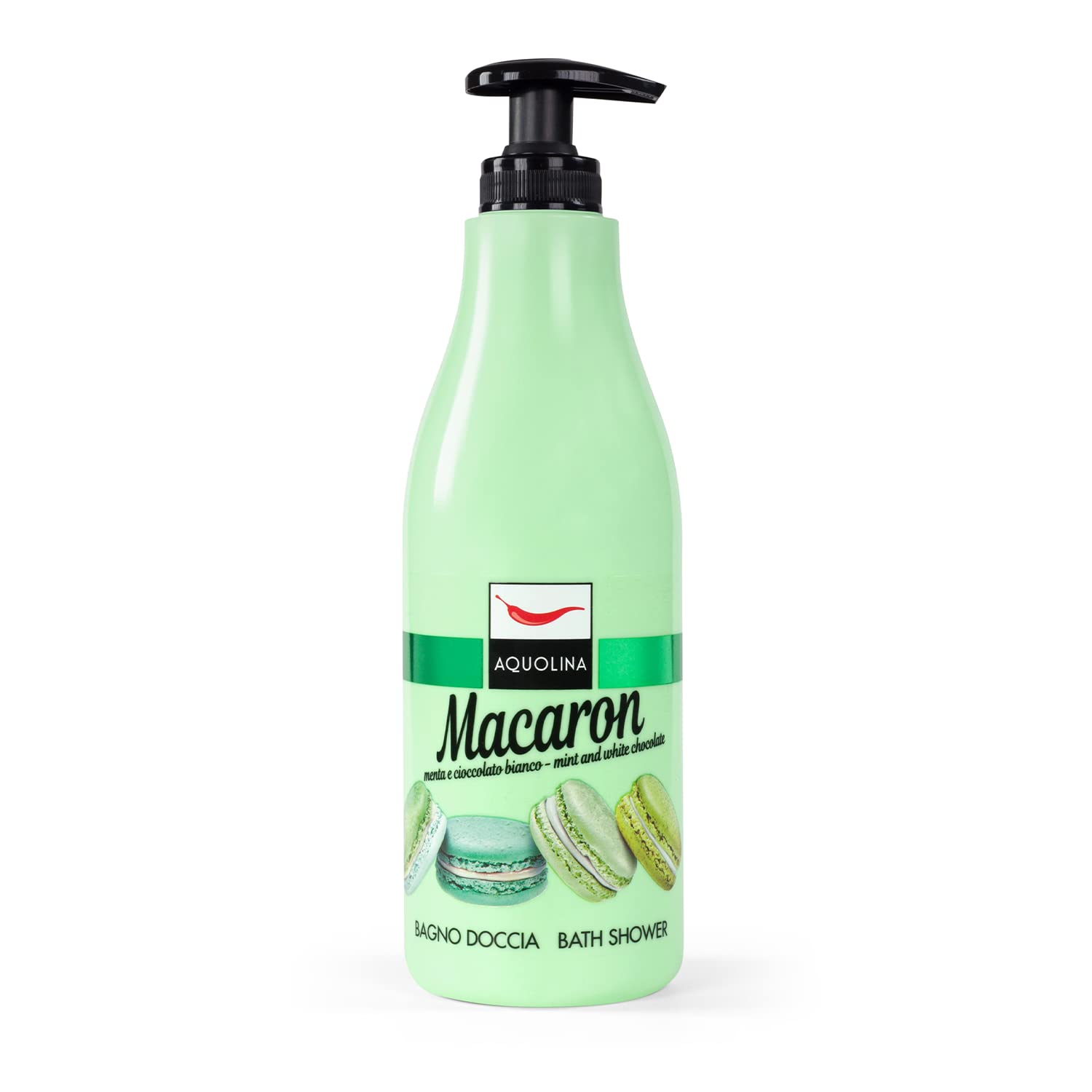 Aquolina Macaron Mint and White Chocolate. Lightweight and Fast Absorbing Body Wash - 500 ml