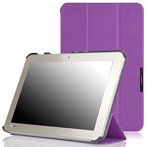 MoKo TOSHIBA Encore 2 WT10-A32 10.0 Inch Case - Ultra Slim Lightweight Smart-shell Stand Cover Case for Encore 2 WT10-A32 10.0 Inch, PURPLE