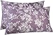 Amazon Brand – Pinzon 170-Gram Flannel Cotton Pillowcases, Set of 2, Standard, Floral Lavender