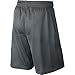 NIKE Men's Basketball Shorts, Cool Grey/Cool Grey/Cool Grey/Black, Large