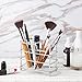 Mirandus Toothbrush Holder for Bathroom- Chrome Bathroom Organizer, Simple, Easy to Clean, Hygienic and Rust Resistant