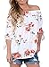 AlvaQ Women Chiffon Summer Open Back Tunic Sexy Casual Long Sleeve Floral Tops Juniors Blouses Plus Size Red