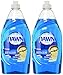 Dawn Ultra Dishwashing Liquid Dish Soap Original Scent, Two 21.6 oz Bottles