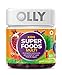 OLLY Kids Super Foods Gummy Multivitamin, 30 Day Supply (60 Count), Go Go Grape, Gummy Supplement, 10 Super Foods, Elderberry, Acai, Tamarind, Chewable Supplement