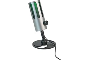 Doslnlya G-06 Condenser Live Gaming Microphone with One Touch Mute Button Computer Recording Device for Major/Youtuber/Gamer Professional Radio Noise Cancellation