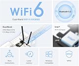 MERCUSYS MA80XE AX3000 Wi-Fi 6 PCIe Adapter Bluetooth 5.2 view 2