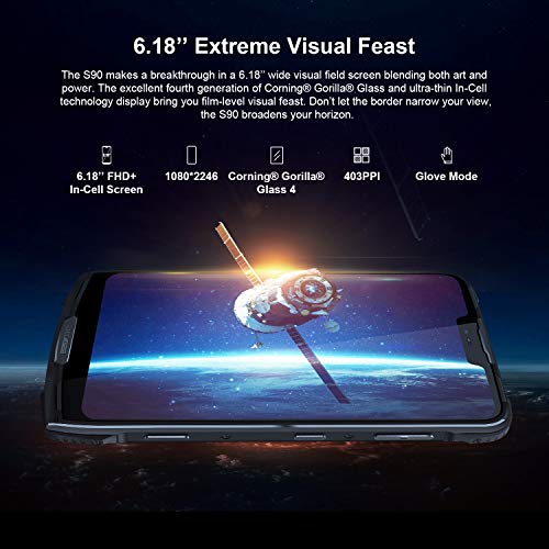 image for DOOGEE S90 4G Modular Rugged Cell Phone Android 8.1-10050mAh Battery (