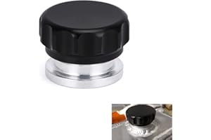 PTNHZ OD 1.5" 38mm Aluminum Alloy Weld Billet On Filler Neck Cap Oil Fuel Water Tank Black