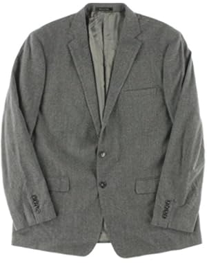 Calvin Klein Mens Slim Fit Wool Blend Two-Button Suit Jacket