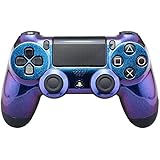 eXtremeRate Purple and Blue Chameleon Front Housing Shell Faceplate for Playstation 4 PS4 Slim PS4 Pro Controller (CUH-ZCT2 JDM-040 JDM-050 JDM-055)