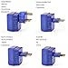 BESTTEN 1875W Voltage Converter Transformer and Universal Travel Adapter Plug Kit for UK/AU/US/EU/Asia Step Down 220V to 110V, 5pc Pack, Blue