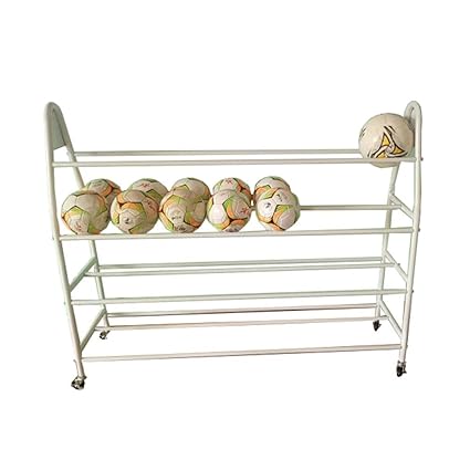 LiangDa - Estante de Almacenamiento para balones de Baloncesto ...