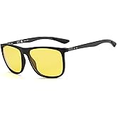 ZENOTTIC Square Polarized Sunglasses for Men Ultralight Carbon Fiber Sun Glasses Driving Fishing Golf Sports UV400 Protection