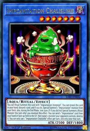 Yu-Gi-Oh! - Impcantation Chalislime - SAST-EN032 - Savage Strike - First Edition - Rare