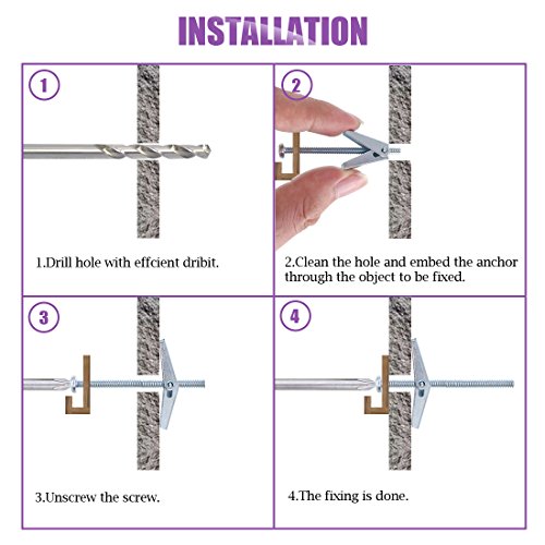 5 Swpeet+Assorted+Toggle+Hanging+Drywall