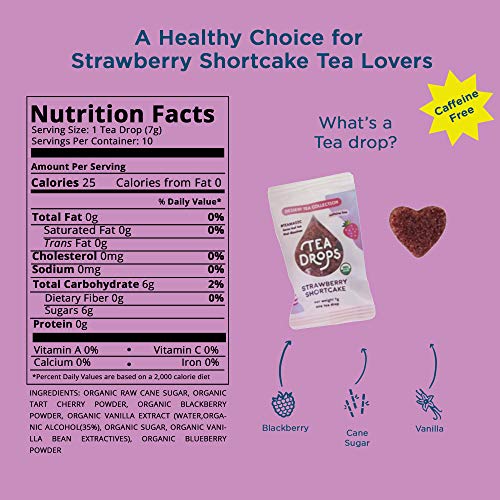Loose Leaf Tea Drops Strawberry Shortcake 20 Decaf Pricepulse