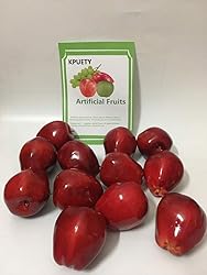 KPUETY 12Pcs Artificial Fruit Fake Simulation Fruit