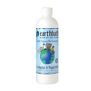 Earthbath THREP0036 All Natural Eucalyptus and Peppermint Shampoo, 16-Ounce
